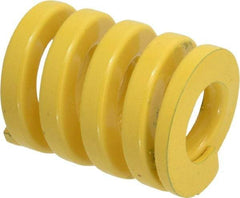 Dayton Lamina - 2" Hole Diam, 1" Rod Diam, 2-1/2" Free Length, Yellow Die Spring - 414 Lb Max Deflection, 0.63" Max Deflection, Extra Heavy Duty, Chromium Vanadium Steel - All Tool & Supply