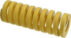 Dayton Lamina - 2" Hole Diam, 1" Rod Diam, 5-1/2" Free Length, Yellow Die Spring - 161 Lb Max Deflection, 1.38" Max Deflection, Extra Heavy Duty, Chromium Vanadium Steel - All Tool & Supply