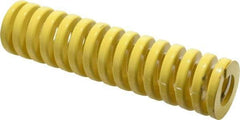 Dayton Lamina - 2" Hole Diam, 1" Rod Diam, 8" Free Length, Yellow Die Spring - 106 Lb Max Deflection, 2" Max Deflection, Extra Heavy Duty, Chromium Vanadium Steel - All Tool & Supply