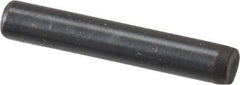 Holo-Krome - 1/8" Diam x 3/4" Pin Length Grade 8 Alloy Steel Standard Dowel Pin - Black Luster Finish, C 47-58 & C 60 (Surface) Hardness, 1 Beveled & 1 Rounded End - All Tool & Supply