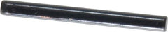 Holo-Krome - 1/8" Diam x 1-1/4" Pin Length Grade 8 Alloy Steel Standard Dowel Pin - Black Luster Finish, C 47-58 & C 60 (Surface) Hardness, 1 Beveled & 1 Rounded End - All Tool & Supply