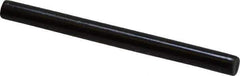 Holo-Krome - 1/8" Diam x 1-1/2" Pin Length Grade 8 Alloy Steel Standard Dowel Pin - Black Luster Finish, C 47-58 & C 60 (Surface) Hardness, 1 Beveled & 1 Rounded End - All Tool & Supply