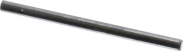 Holo-Krome - 1/8" Diam x 2" Pin Length Grade 8 Alloy Steel Standard Dowel Pin - Black Luster Finish, C 47-58 & C 60 (Surface) Hardness, 1 Beveled & 1 Rounded End - All Tool & Supply