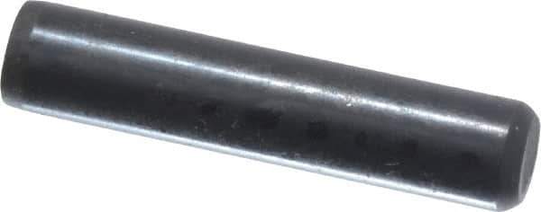 Holo-Krome - 3/16" Diam x 7/8" Pin Length Grade 8 Alloy Steel Standard Dowel Pin - Black Luster Finish, C 47-58 & C 60 (Surface) Hardness, 1 Beveled & 1 Rounded End - All Tool & Supply