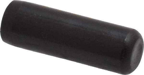 Holo-Krome - 1/4" Diam x 3/4" Pin Length Grade 8 Alloy Steel Standard Dowel Pin - Black Luster Finish, C 47-58 & C 60 (Surface) Hardness, 1 Beveled & 1 Rounded End - All Tool & Supply