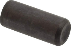 Holo-Krome - 3/8" Diam x 7/8" Pin Length Grade 8 Alloy Steel Standard Dowel Pin - Black Luster Finish, C 47-58 & C 60 (Surface) Hardness, 1 Beveled & 1 Rounded End - All Tool & Supply