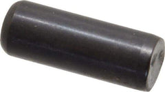 Holo-Krome - 3/8" Diam x 1" Pin Length Grade 8 Alloy Steel Standard Dowel Pin - Black Luster Finish, C 47-58 & C 60 (Surface) Hardness, 1 Beveled & 1 Rounded End - All Tool & Supply