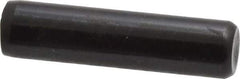 Holo-Krome - 3/8" Diam x 1-1/2" Pin Length Grade 8 Alloy Steel Standard Dowel Pin - Black Luster Finish, C 47-58 & C 60 (Surface) Hardness, 1 Beveled & 1 Rounded End - All Tool & Supply