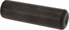 Holo-Krome - 7/16" Diam x 1-1/2" Pin Length Grade 8 Alloy Steel Standard Dowel Pin - Black Luster Finish, C 47-58 & C 60 (Surface) Hardness, 1 Beveled & 1 Rounded End - All Tool & Supply