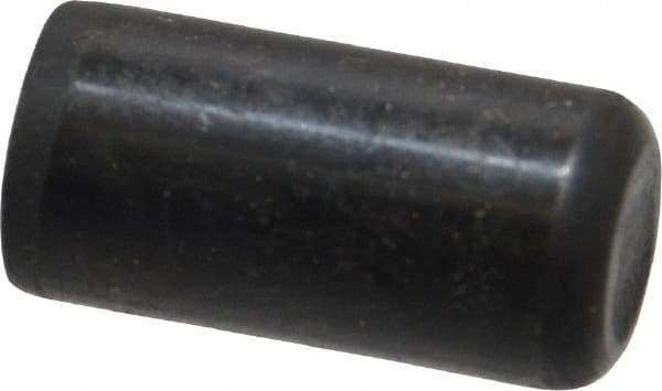 Holo-Krome - 1/2" Diam x 1" Pin Length Grade 8 Alloy Steel Standard Dowel Pin - Black Luster Finish, C 47-58 & C 60 (Surface) Hardness, 1 Beveled & 1 Rounded End - All Tool & Supply