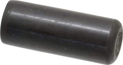 Holo-Krome - 1/2" Diam x 1-1/4" Pin Length Grade 8 Alloy Steel Standard Dowel Pin - Black Luster Finish, C 47-58 & C 60 (Surface) Hardness, 1 Beveled & 1 Rounded End - All Tool & Supply