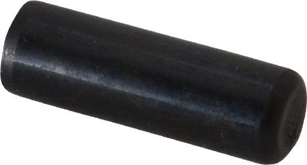 Holo-Krome - 1/2" Diam x 1-1/2" Pin Length Grade 8 Alloy Steel Standard Dowel Pin - Black Luster Finish, C 47-58 & C 60 (Surface) Hardness, 1 Beveled & 1 Rounded End - All Tool & Supply