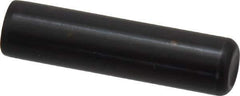 Holo-Krome - 1/2" Diam x 2" Pin Length Grade 8 Alloy Steel Standard Dowel Pin - Black Luster Finish, C 47-58 & C 60 (Surface) Hardness, 1 Beveled & 1 Rounded End - All Tool & Supply