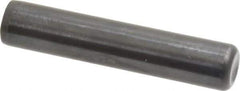 Holo-Krome - 1/2" Diam x 2-1/2" Pin Length Grade 8 Alloy Steel Standard Dowel Pin - Black Luster Finish, C 47-58 & C 60 (Surface) Hardness, 1 Beveled & 1 Rounded End - All Tool & Supply