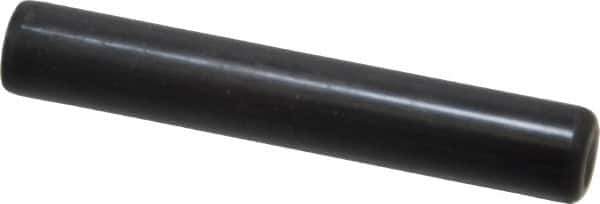 Holo-Krome - 1/2" Diam x 3" Pin Length Grade 8 Alloy Steel Standard Dowel Pin - Black Luster Finish, C 47-58 & C 60 (Surface) Hardness, 1 Beveled & 1 Rounded End - All Tool & Supply