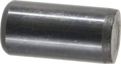 Holo-Krome - 5/8" Diam x 1-1/4" Pin Length Grade 8 Alloy Steel Standard Dowel Pin - Black Luster Finish, C 47-58 & C 60 (Surface) Hardness, 1 Beveled & 1 Rounded End - All Tool & Supply