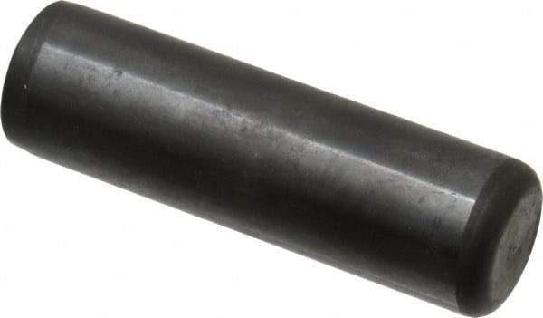 Holo-Krome - 3/4" Diam x 2-1/2" Pin Length Grade 8 Alloy Steel Standard Dowel Pin - Black Luster Finish, C 47-58 & C 60 (Surface) Hardness, 1 Beveled & 1 Rounded End - All Tool & Supply