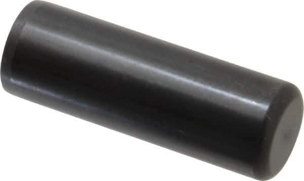 Holo-Krome - 7/8" Diam x 2-1/2" Pin Length Grade 8 Alloy Steel Standard Dowel Pin - Black Luster Finish, C 47-58 & C 60 (Surface) Hardness, 1 Beveled & 1 Rounded End - All Tool & Supply