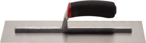 Hyde Tools - Carbon Steel Masonry Trowel - 14" Long x 4" Wide, Wood Handle - All Tool & Supply