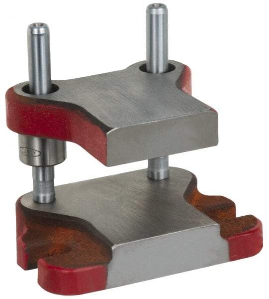 Anchor Danly - 5" Guide Post Length, 1" Die Holder Thickness, 5" Radius, Kick Press Semi Steel Die Set - 6" Overall Width x 4-11/16" Overall Depth - All Tool & Supply