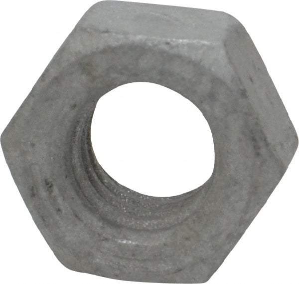 Armor Coat - 5/16-18 UNC Steel Right Hand Hex Nut - 1/2" Across Flats, 17/64" High, Armor Coat Finish - All Tool & Supply