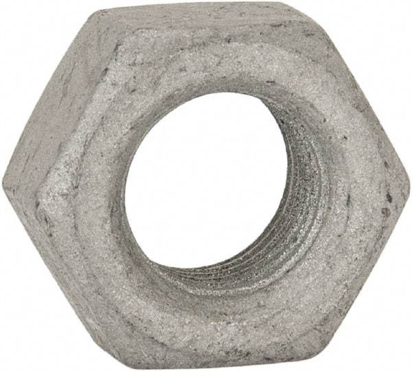 Armor Coat - 7/16-20 UNF Steel Right Hand Hex Nut - 11/16" Across Flats, 3/8" High, Armor Coat Finish - All Tool & Supply