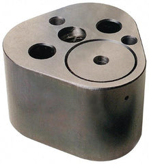 Dayton Lamina - 1/4" Shank Diam, 1-3/4" Base Length x 1.72" Base Width x 1-1/4" Base Height, 5/16-18 Thread, Alloy Steel Mold Punch Retainer - 1/8" Dowel Diam, 3/4" Length Between Dowel & Screw, 1-1/2" Thread Length, Ball Lock, Light Duty (LRT) Series - All Tool & Supply