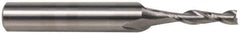 Onsrud - 5/16" Cutting Diam x 1-1/8" Length of Cut, 2 Flute, Upcut Spiral Router Bit - Uncoated, Left Hand Cut, Solid Carbide, 3" OAL x 1/2" Shank Diam, Double Edge, 30° Helix Angle - All Tool & Supply