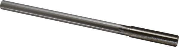 Made in USA - 0.508" High Speed Steel 6 Flute Chucking Reamer - Straight Flute, 0.4355" Straight Shank, 2" Flute Length, 8" OAL - All Tool & Supply