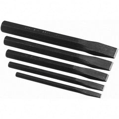 SK - Chisel Sets - 5PC 1/4-3/4" FLAT CHISEL SET - All Tool & Supply