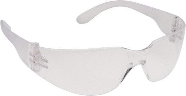 Radians - Clear Lenses, Frameless Safety Glasses - Anti-Fog, Scratch Resistant, Size Universal, Wrap Around - All Tool & Supply