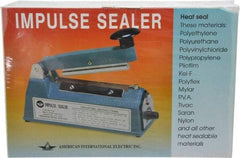 Value Collection - 4" Max Seal, 4 mil Thick, Table Top Thermal Impulse Sealer - 160 Watts - All Tool & Supply