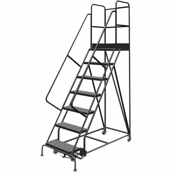 TRI-ARC - Rolling & Wall Mounted Ladders & Platforms Type: Rolling Warehouse Ladder Style: Rolling Platform Ladder - All Tool & Supply