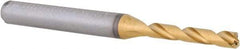 Kennametal - #27 140° Solid Carbide Jobber Drill - Multilayer TiAlN Finish, Right Hand Cut, Spiral Flute, Straight Shank, 66mm OAL, Standard Point - All Tool & Supply