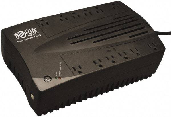 Tripp-Lite - 15 Amp, 900 VA, Tower Mount Line Interactive Backup Uninterruptible Power Supply - Backup 2.3 min with Full Load & 8.3 min with Half Load, 120 VAC Input & Output, 480 Watt Output, 1 Phases, 8 Outlets - All Tool & Supply