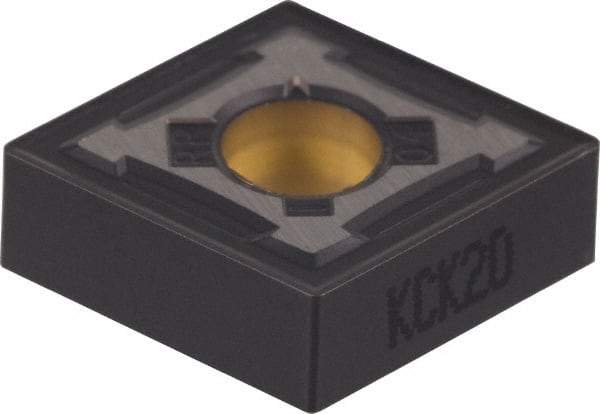 Kennametal - CNMG433 RP Grade KCK20 Carbide Turning Insert - TiCN/Al2O3 Finish, 80° Diamond, 1/2" Inscr Circle, 3/16" Thick, 3/64" Corner Radius - All Tool & Supply