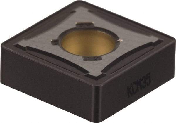 Kennametal - SNMG543 RP Grade KCP25 Carbide Turning Insert - TiCN/Al2O3 Finish, 90° Square, 5/8" Inscr Circle, 1/4" Thick, 3/64" Corner Radius - All Tool & Supply