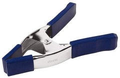 Irwin - 3" Jaw Opening Capacity, 3" Throat Depth, Spring Clamp - Metal Body, 9" OAL - All Tool & Supply