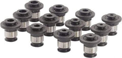 Parlec - #12 to 9/16 Inch Tap, Tapping Adapter Set - 3/4 Inch Ouside Shank Diameter, 1/4, 5/16, 3/8, 7/16, 1/2, 9/16, #0-#6, #10, #12, #8 Inch Tap, 1 Adapter, Quick Change, Through Coolant - Exact Industrial Supply