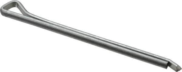 Made in USA - 3/16" Diam x 3" Long Hammerlock Cotter Pin - Grade 2, Zinc-Plated, Steel - All Tool & Supply