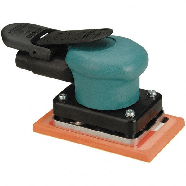 Dynabrade - 10,000 OPM, 13 CFM Air Consumption, Palm Air Orbital Sander - Rectangular Pad, 1/4 NPT Inlet - All Tool & Supply