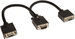 Tripp-Lite - 1' Long, HD15/HD15 Computer Cable - Black, Male, Female x Female - All Tool & Supply