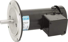 Leeson - 1/4 Max hp, 1,750 Max RPM, Permanent Magnet DC Motors Electric AC DC Motor - 115 V Input, 34G56C Frame, C-Face Mount, TEFC Enclosure - All Tool & Supply