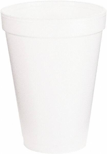 DART - Foam Drink Cups, 12 oz, 1000/Carton - White - All Tool & Supply