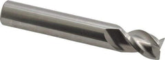 Accupro - 7/16", 3 Flute, Single End, Solid Carbide, 0.02" Corner Radius End Mill - 2-3/4" OAL, 40° Helix, Right Hand Flute, 9/16" LOC, Right Hand Cut - All Tool & Supply