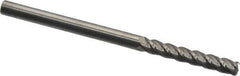 Accupro - 3/16", 4 Flute, Single End, Solid Carbide, 0.045" Corner Radius End Mill - 3" OAL, 40° Helix, Right Hand Flute, 1-1/8" LOC, Right Hand Cut - All Tool & Supply