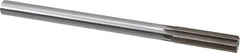 Interstate - 0.618" High Speed Steel Chucking Reamer - Straight Flute, 9/16" Straight Shank, 2-1/4" Flute Length, 9" OAL - All Tool & Supply