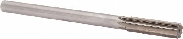 Interstate - 0.633" High Speed Steel 6 Flute Chucking Reamer - All Tool & Supply