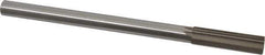 Interstate - 0.65" High Speed Steel Chucking Reamer - Straight Flute, 9/16" Straight Shank, 2-1/4" Flute Length, 9" OAL - All Tool & Supply