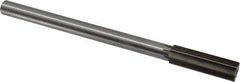 Interstate - 0.728" High Speed Steel Chucking Reamer - Straight Flute, 5/8" Straight Shank, 2-1/2" Flute Length, 9-1/2" OAL - All Tool & Supply